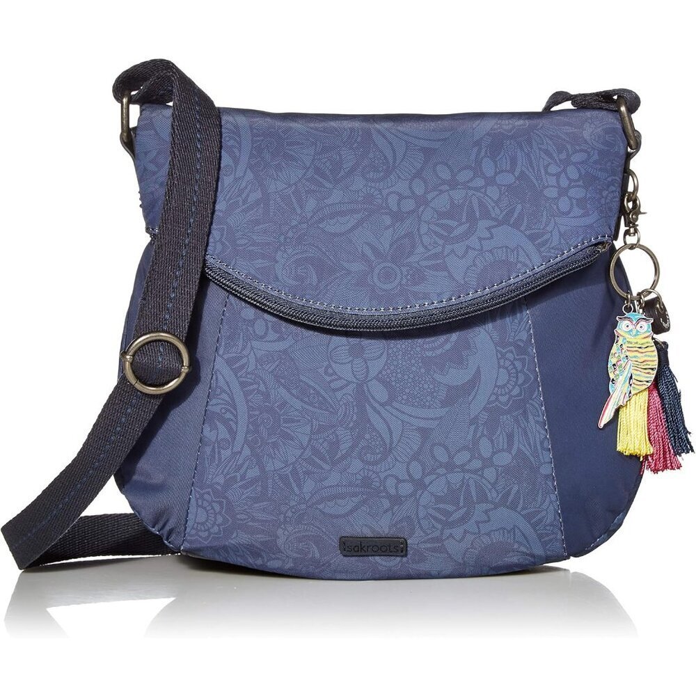 Foldover Crossbody Purse Women's Bag Repreve Eco-Twill Adjustable Strap